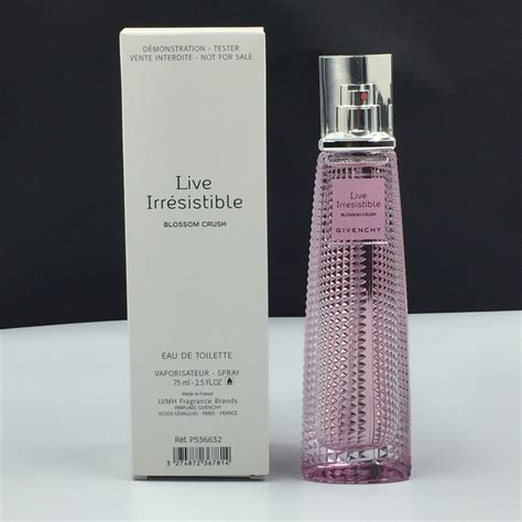 givenchy live irrésistible blossom crush edt tester|givenchy blossom crush.